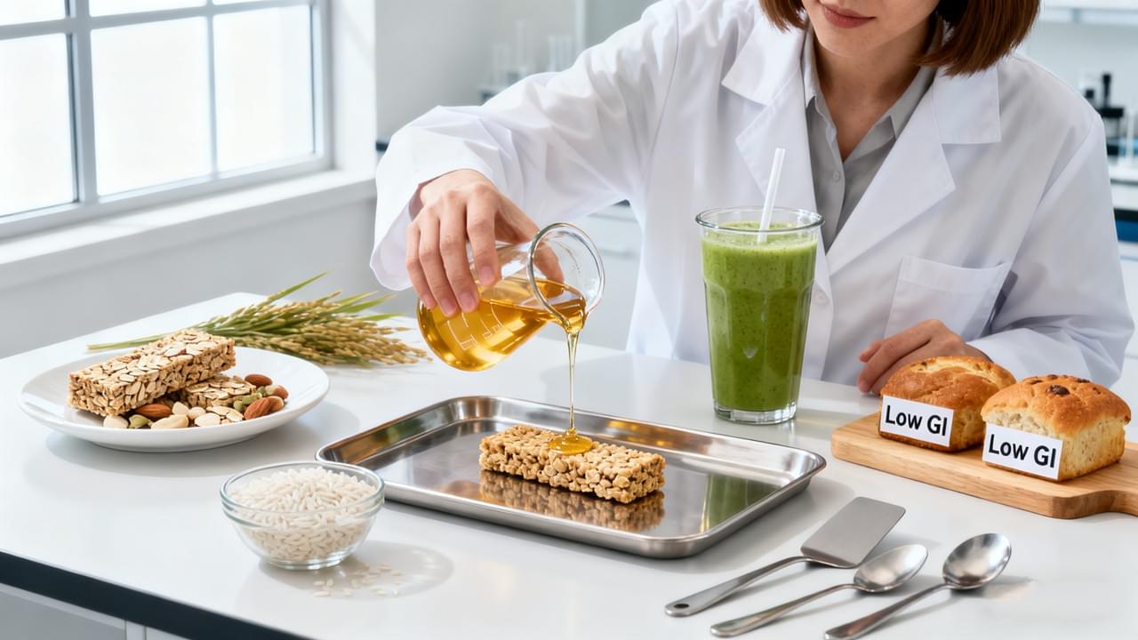 Reissirup mit hohem Fructosegehalt wird bei der Entwicklung diabetikerfreundlicher Nahrungsmittel und Getränke für Clean-Label-Rezepturen mit niedrigem GI verwendet.