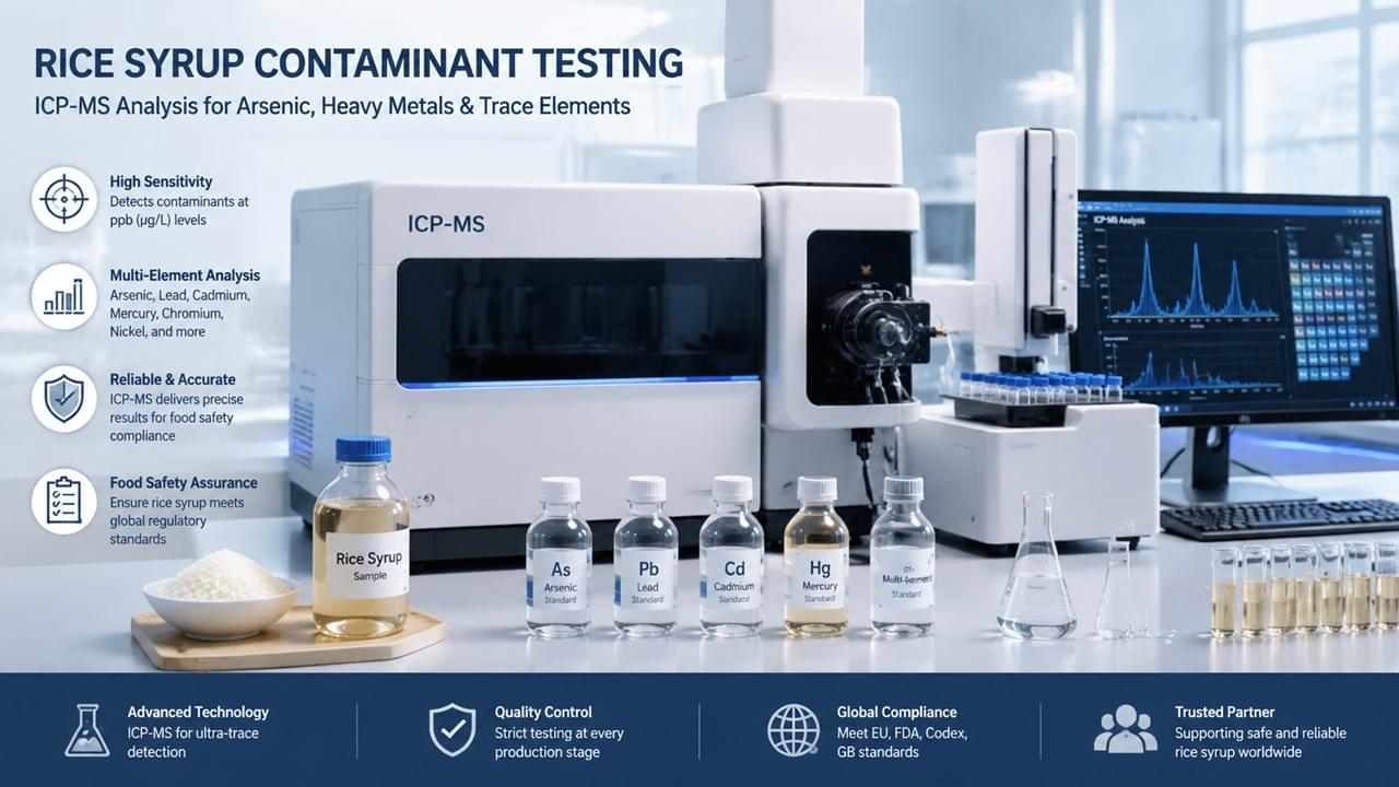 Rice Syrup Contaminant Testing Laboratory