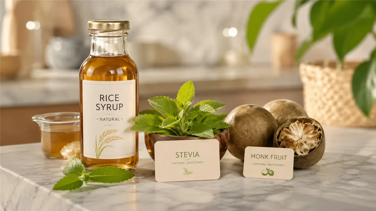 Compare rice syrup vs artificial sweeteners for clean-label products. See why rice syrup + stevia beats aspartame on label appeal, texture, and consumer trust.
