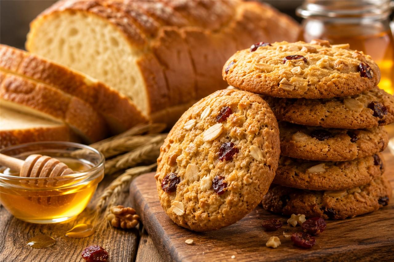Rice Syrup vs Cane Sugar: 5 Smart Reasons to Switch, Blend & Cut Fructose 2 Premium baked goods made with rice syrup showing superior texture and shelf life