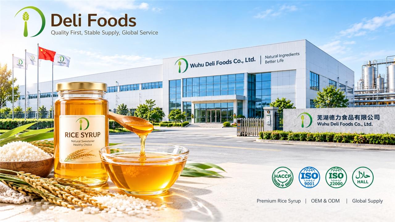 Wuhu Deli Foods rice syrup manufacturing facility and product portfolio